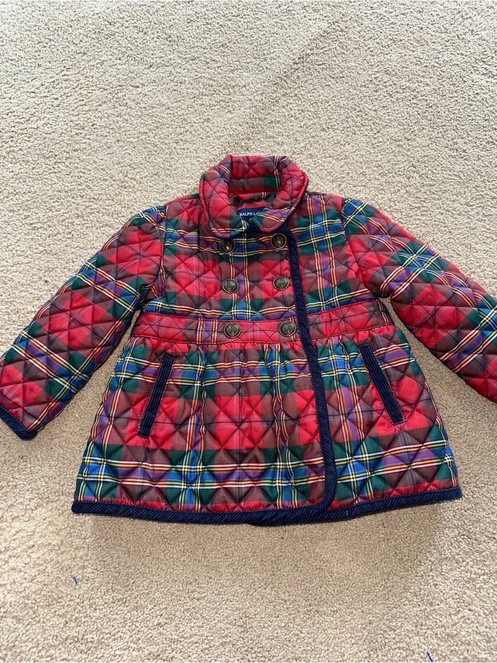 Ralph Lauren plaid coat
